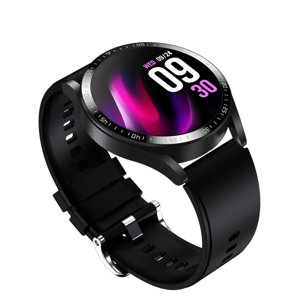 Bluetooth Smartwatch mit Puls, Blutdruck und Blutsauerstoff Sensor, IPS Display