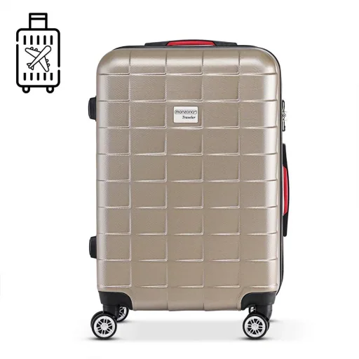 Exopack Hartschalenkoffer Champagner 65x41x27cm