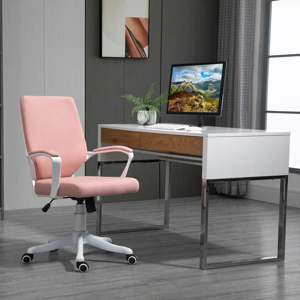 Bürostuhl Schreibtischstuhl Home-Office-Stuhl mit Wippenfunktion Rückenlehne höhenverstellbarer dick gepolstert ergonomi