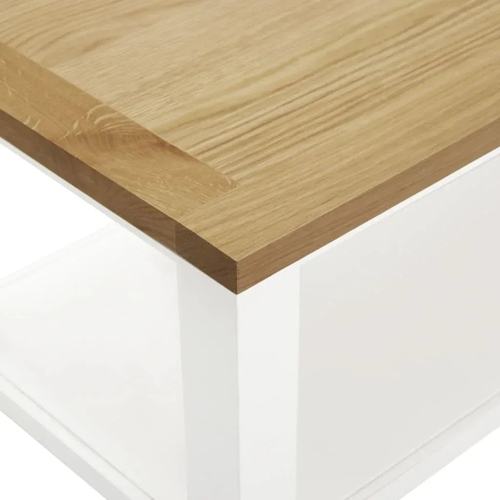 Couchtisch 110x55x40 cm Eiche massiv