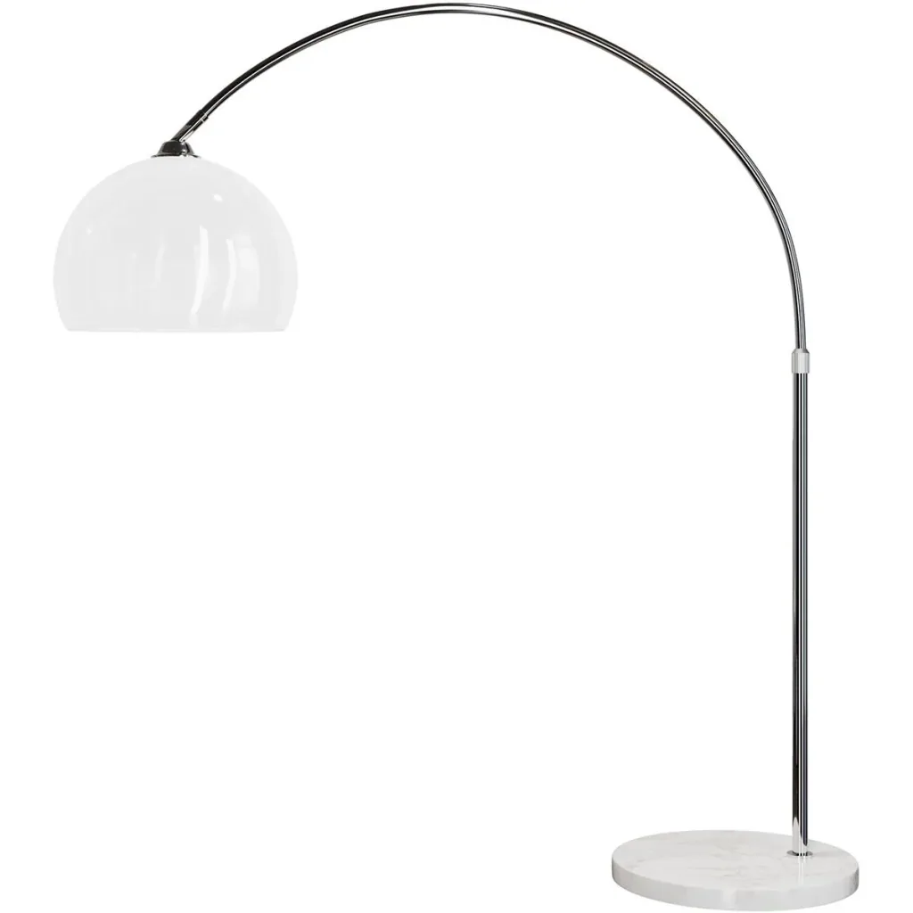 Bogenlampe -220cm verstellbar mit Marmorsockel