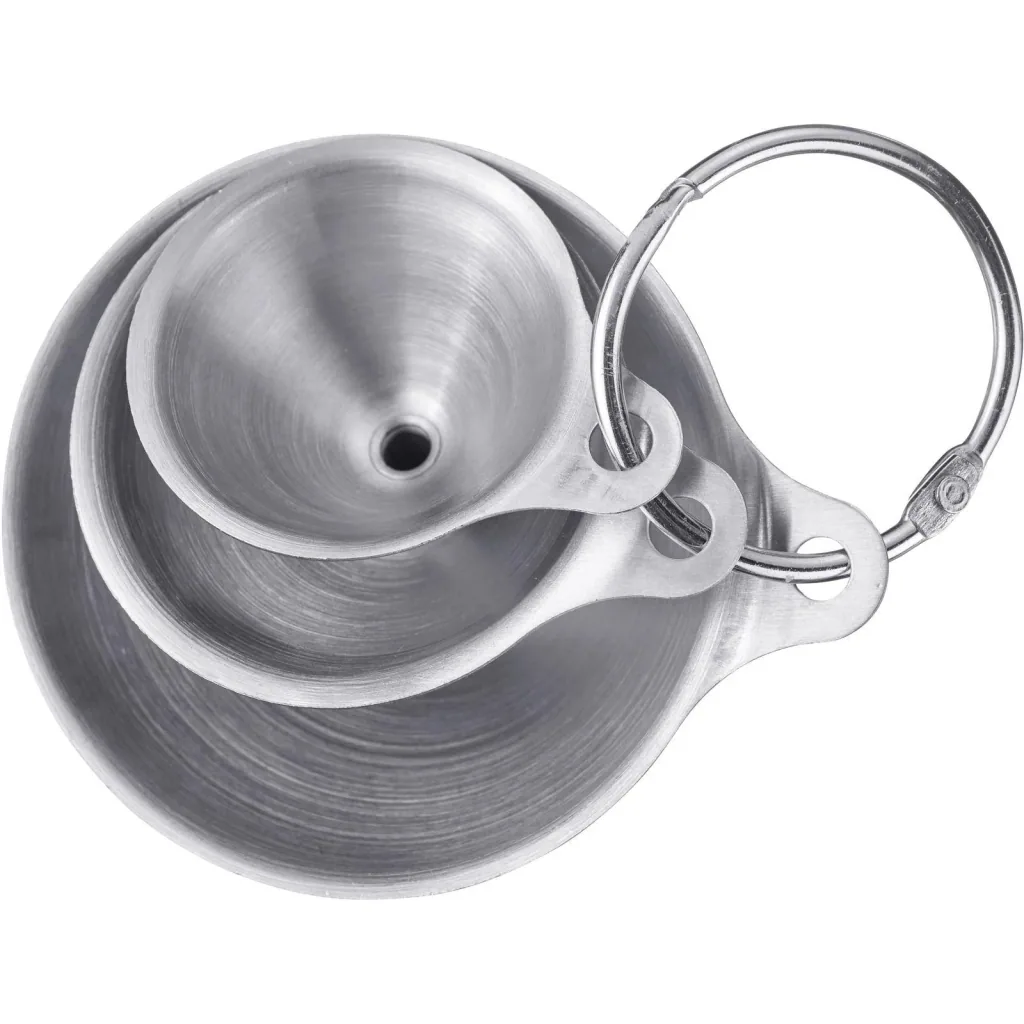 Trichter-Set Mini, 3-teilig, Edelstahl - Ø 4,5 cm/ 5,5 cm/ 7,5 cm