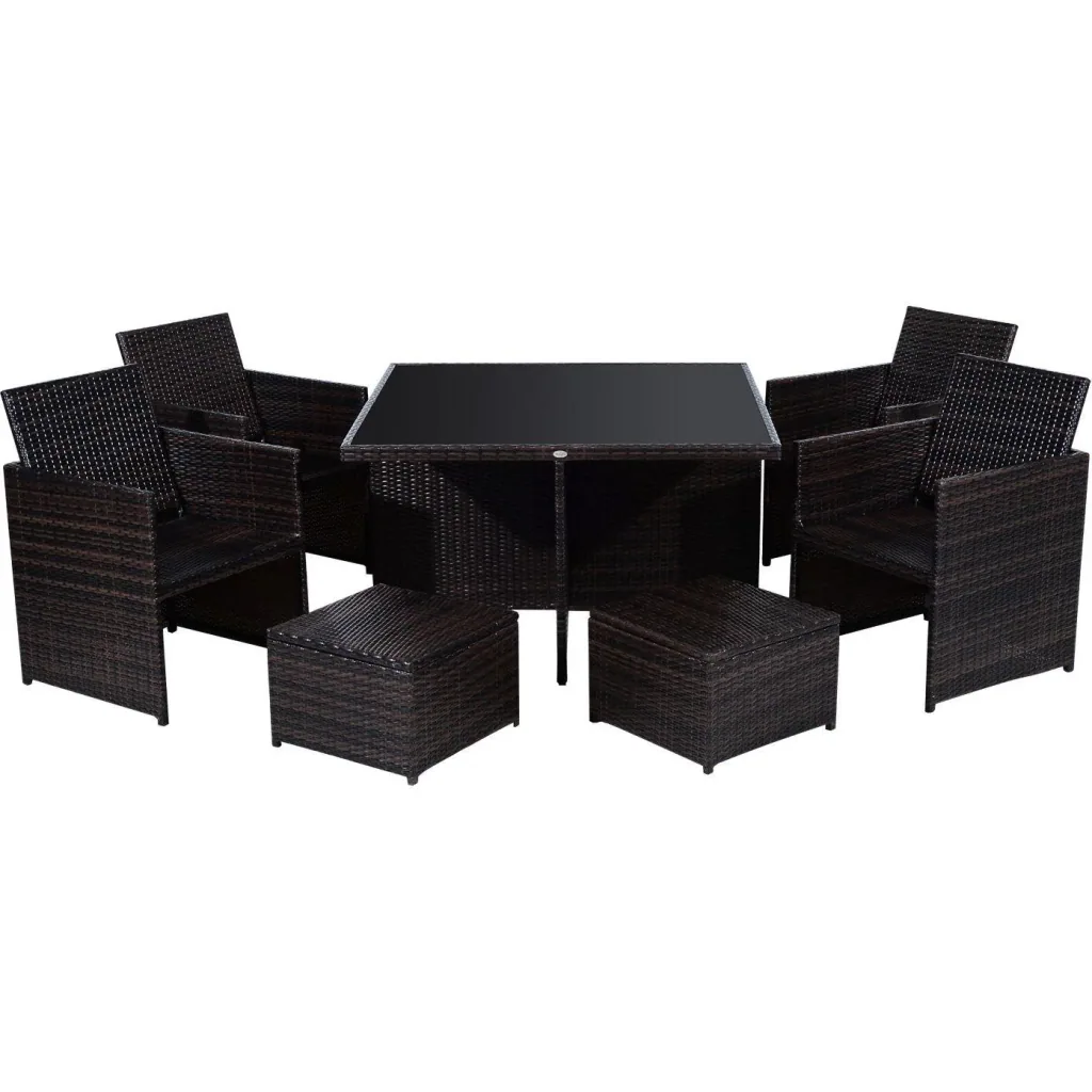 Gartenmöbelgruppe als 21 teiliges Set