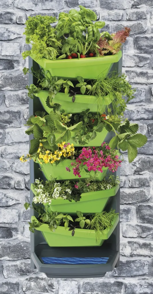 Pflanzsystem Aufbauelement "Vertical Garden", Farbe limette