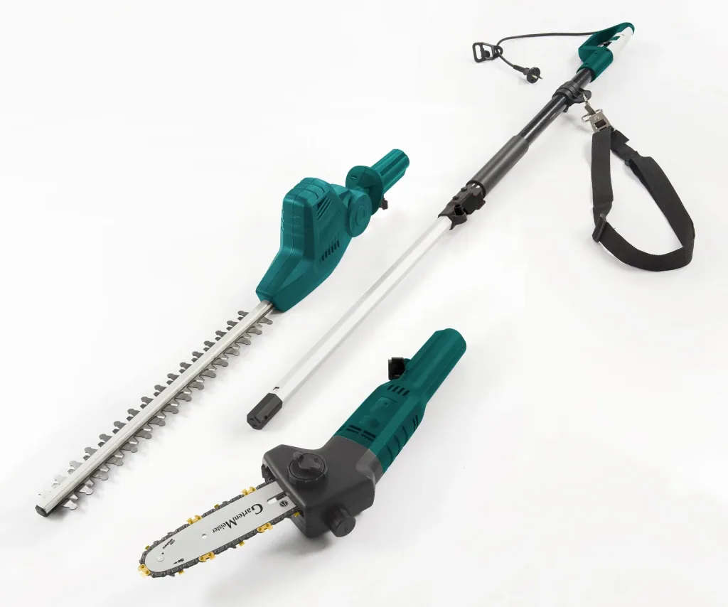 3 in 1 Elektrisches Multi-Tool "GM EMT 500/7" mit Teleskopstiel und Tragegurt + Sägekette Titan 3/8" LP 1,3-36