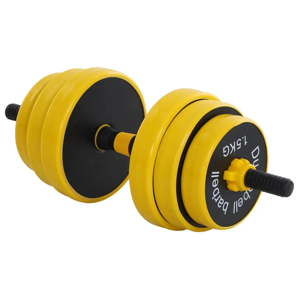 25 kg Hantel & Langhantel ergonomisch hochwertig verstellbar 3-in-1