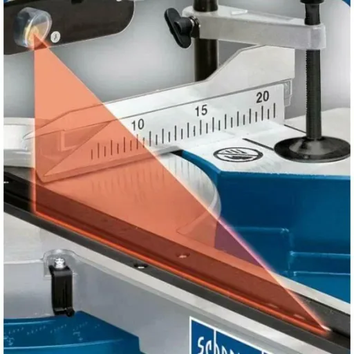 Kombi-Säge HM254 - 2000W | 255mm | Laser, LED und Drehtisch | 2 Sägeblätter - Edition 2022