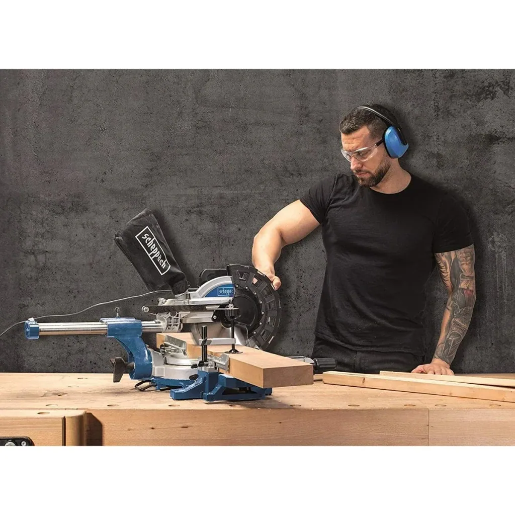 Kombi-Säge HM254 - 2000W | 255mm | Laser, LED und Drehtisch | 2 Sägeblätter - Edition 2022