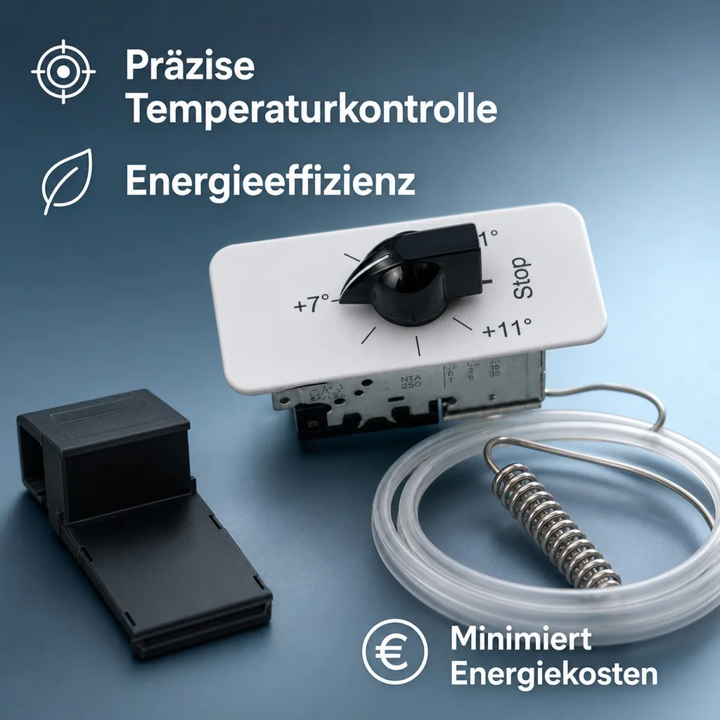 Thermostat mit Fühler für Trockenkühler, +1°C bis +11°C