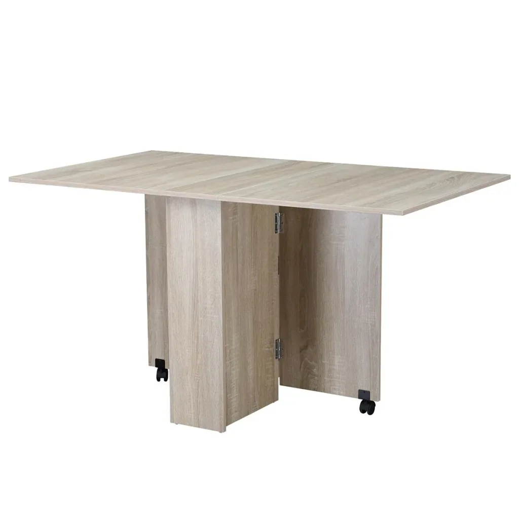 Esstisch Klapptisch Schreibtisch Beistelltisch Tisch Ablagefläche Holz Natur 80 x 140 x 74 cm