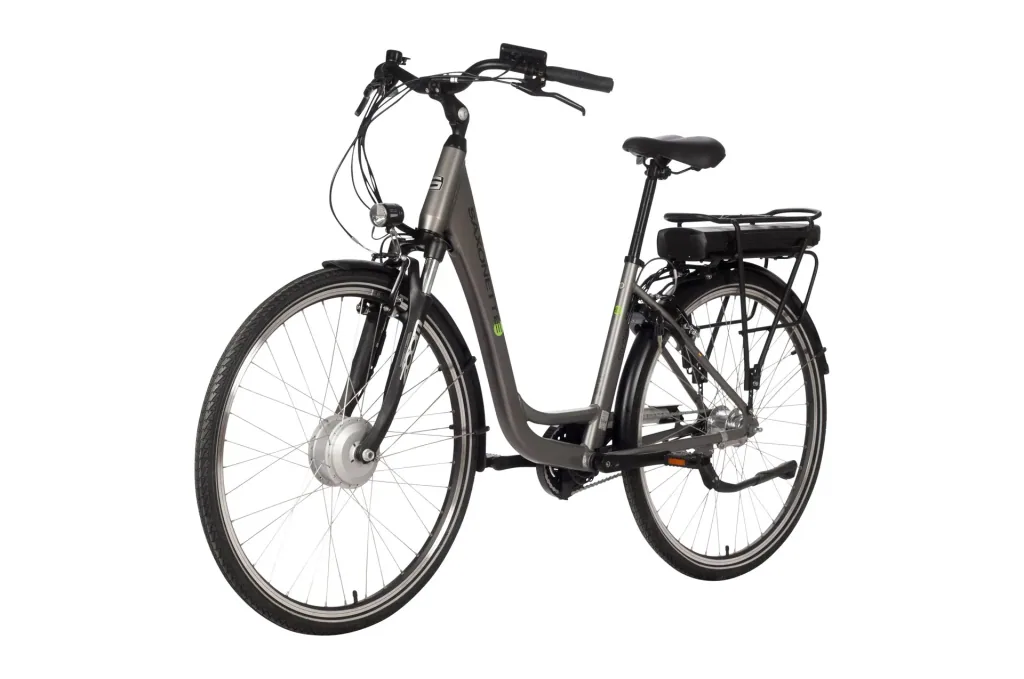 Unisex City E-Bike 28 Zoll, Rahmenhöhe 50 cm, 7-Gang Nabenschaltung, silber, München