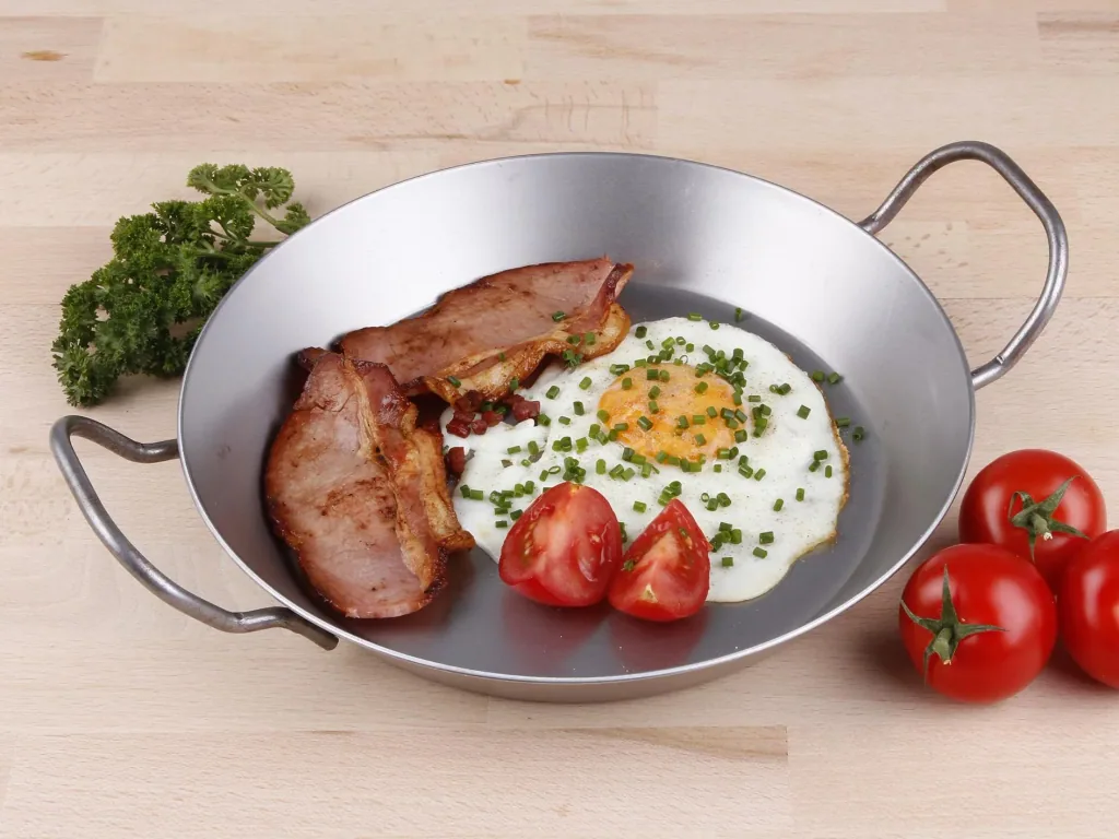 Eisenpfanne, 3er Set + GRATIS dazu Rezeptbuch