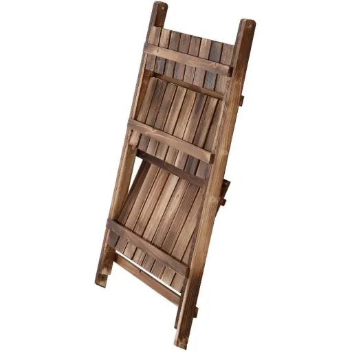 Pflanzentreppe L60 x W37 x H93cm 3 Stufen Tannenholz