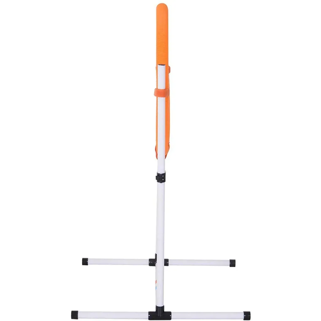 Hundetrainingsset Springring für Haustier-Agility-Training tragbar PE Weiß + Orange 74,5 x 66 x 91 cm