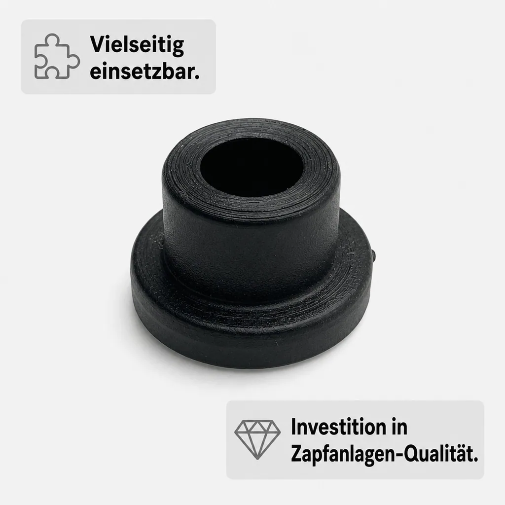 Einschlagdichtung mit Ansatz für Einstich