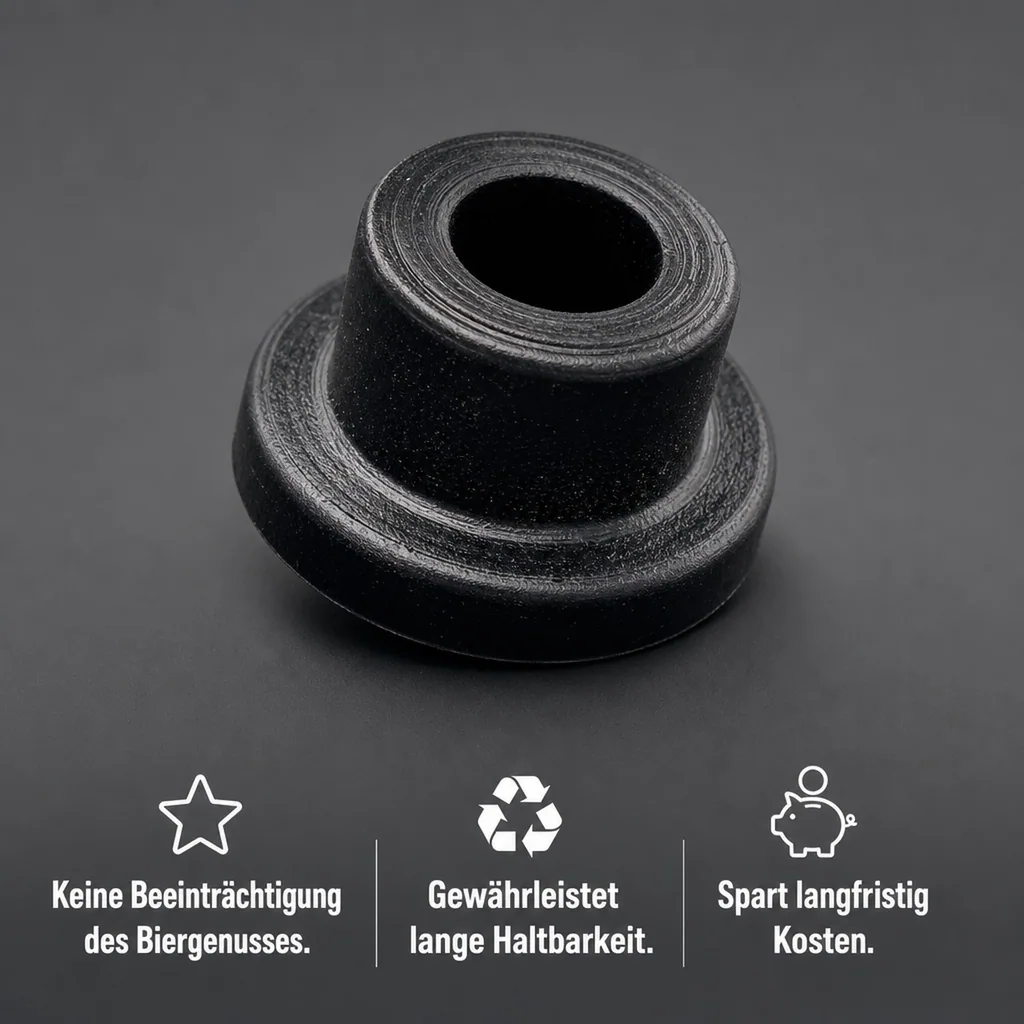 Einschlagdichtung mit Ansatz für Einstich