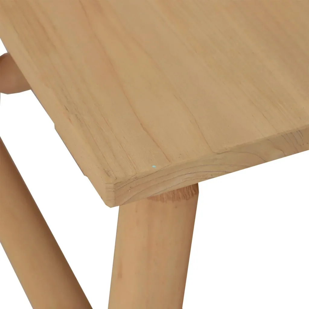 Holzhocker Nachttisch Blumenständer Kinderstuhl Schemel Allzweck Tannenholz Natur 60 x 50 x 45 cm