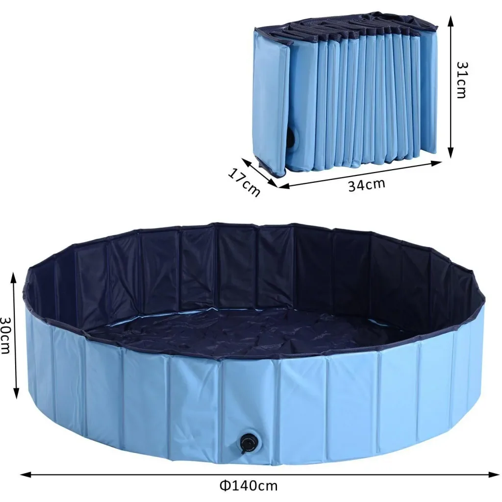 Hundepool Schwimmbad ?140cm Hellblau