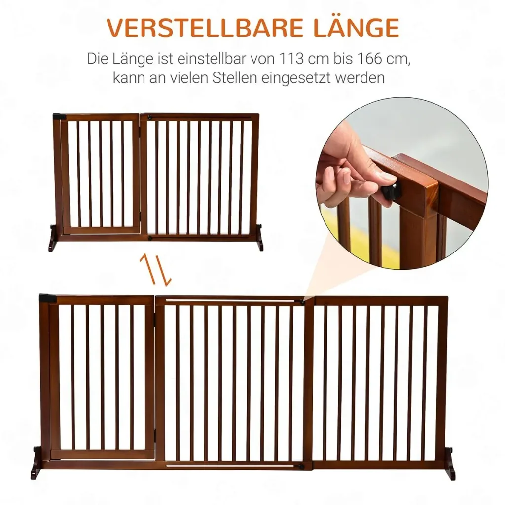 Türschutzgitter Hunde Absperrgitter Schutzgitter Hundegitter Konfigurationsgitter Treppenschutzgitter Hund Hundegitter W