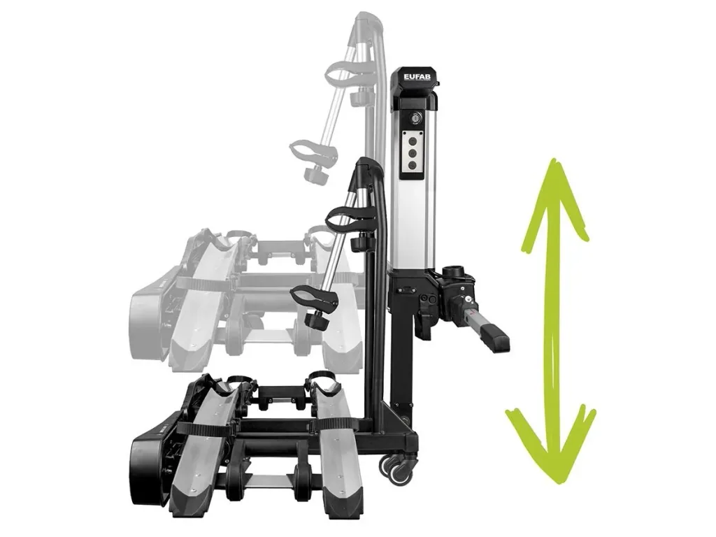 Heckträger "Bike-Lift" für Anhängerkupplung, 2 Fahrräder