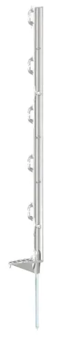 Weidezaunpfahl ECO 70cm, weiß, 5 Stück