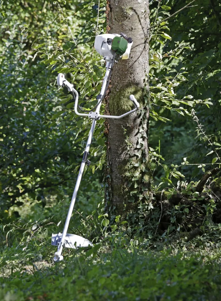 Benzin-Freischneider 4-Takt Motor GM 4T-700 Gartenmeister Gratis dazu Gesichtsschutz mit Netz