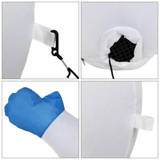 Aufblasbarer Schneemann XL beleuchtet 120cm