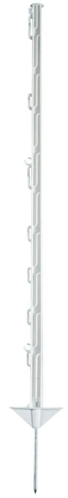Kunststoffpfahl weiß 105 cm, 20er Karton