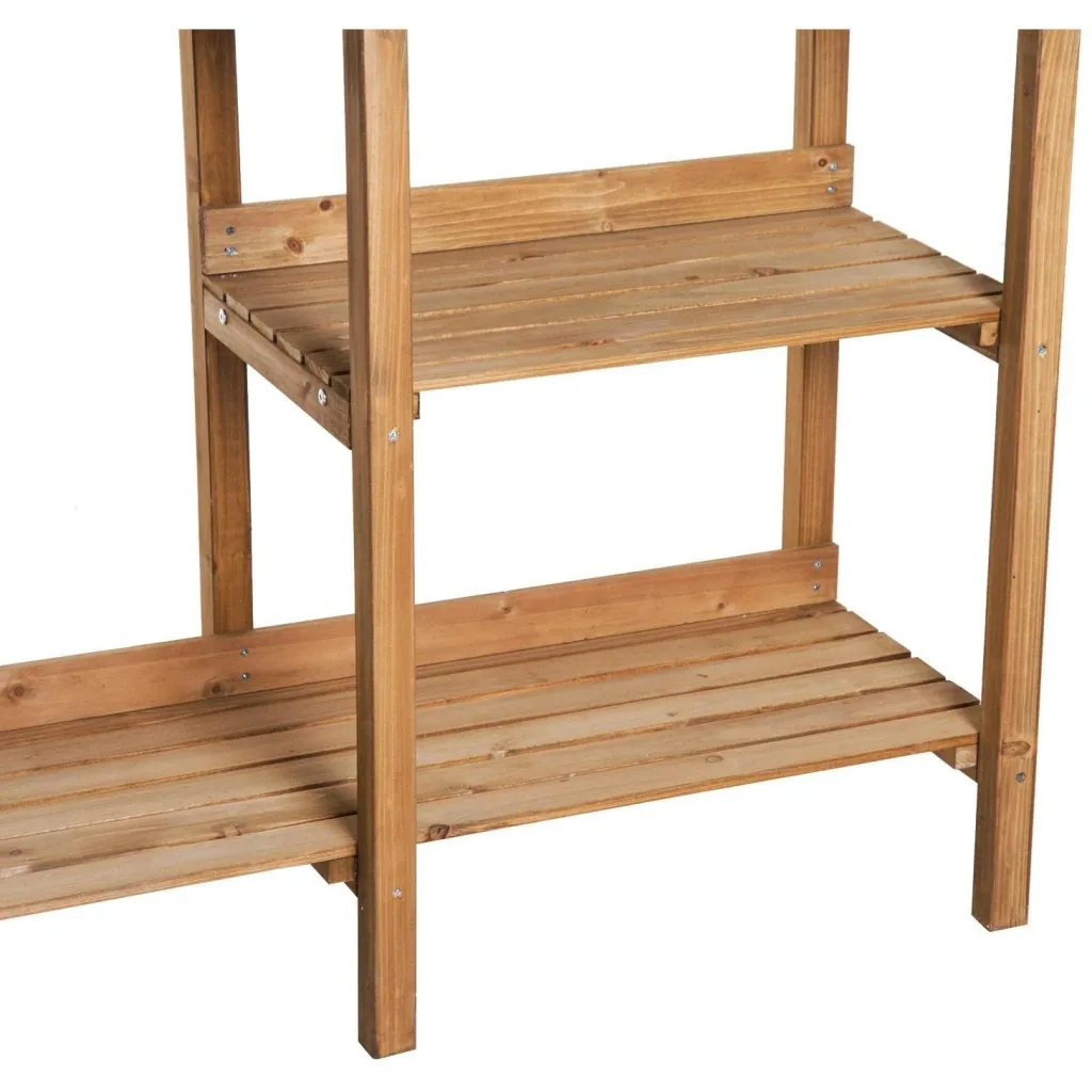 Pflanztisch mit Wanne Tannenholz H112cm Natur