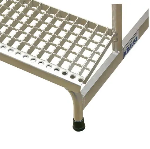 Alu Montagetritt 1-Gitterrost Stufenleiter