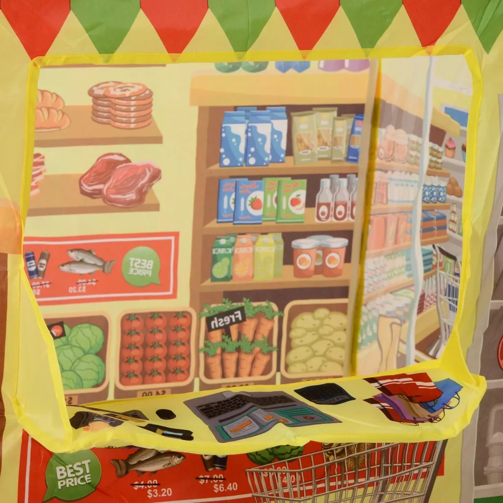 Supermarkt-Spielzelt