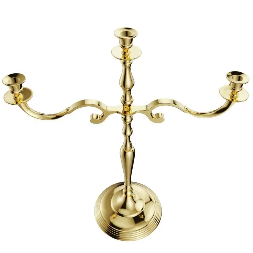 Kerzenleuchter 80cm gold