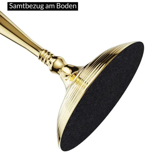 Kerzenleuchter 80cm gold