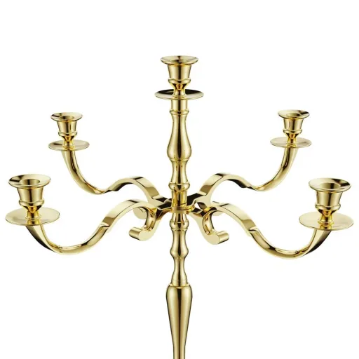 Kerzenleuchter 80cm gold