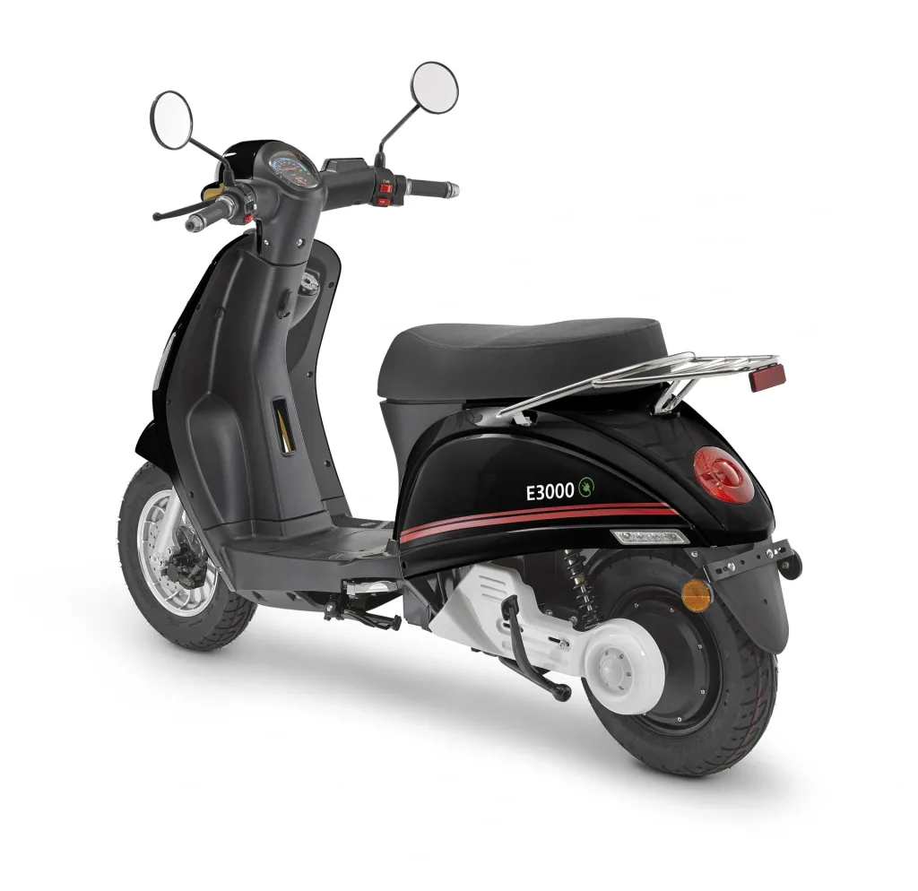 E-Roller Luxxon E3000, 45 km/h (Mokick-Klasse), schwarz