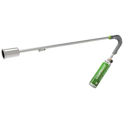 Campingaz GT3000PZ Unkrautbrenner mit Piezo-Zündung und vier zusätzlichen Gasflaschen