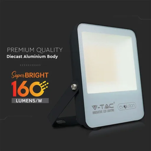 VT-4961 LED-Flutlichtstrahler - 50 W - 8000 Lm - 6400 K - schwarz