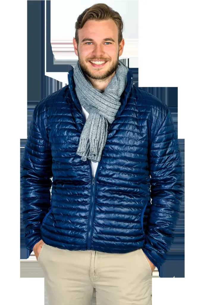 Schal mit Rippenstruktur, 30cmx200cm, Farbe grau/schwarz, Einheitsgröße
