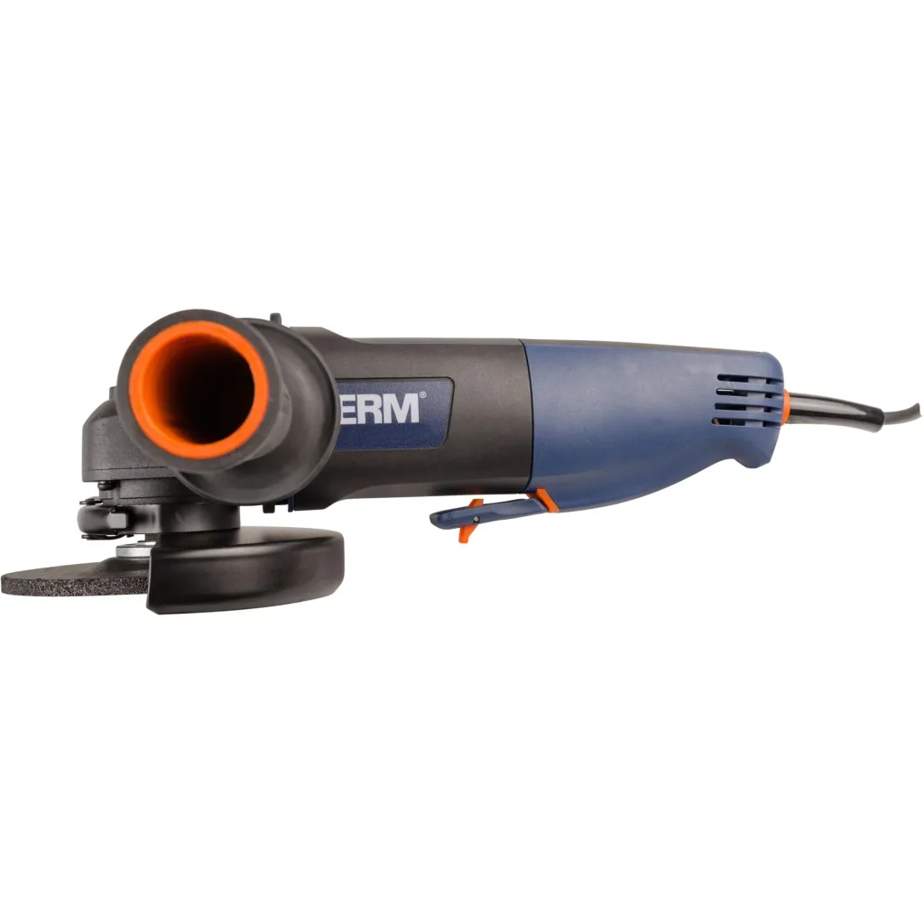 AGM1060S Winkelschleifer 750W - 115mm - Paddle Schalter - Spindelsicherung - Soft griff und Seitengriff - Inkl. Zubehör