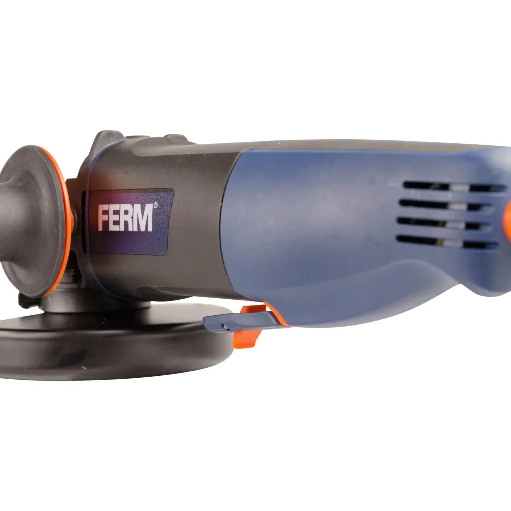 AGM1060S Winkelschleifer 750W - 115mm - Paddle Schalter - Spindelsicherung - Soft griff und Seitengriff - Inkl. Zubehör