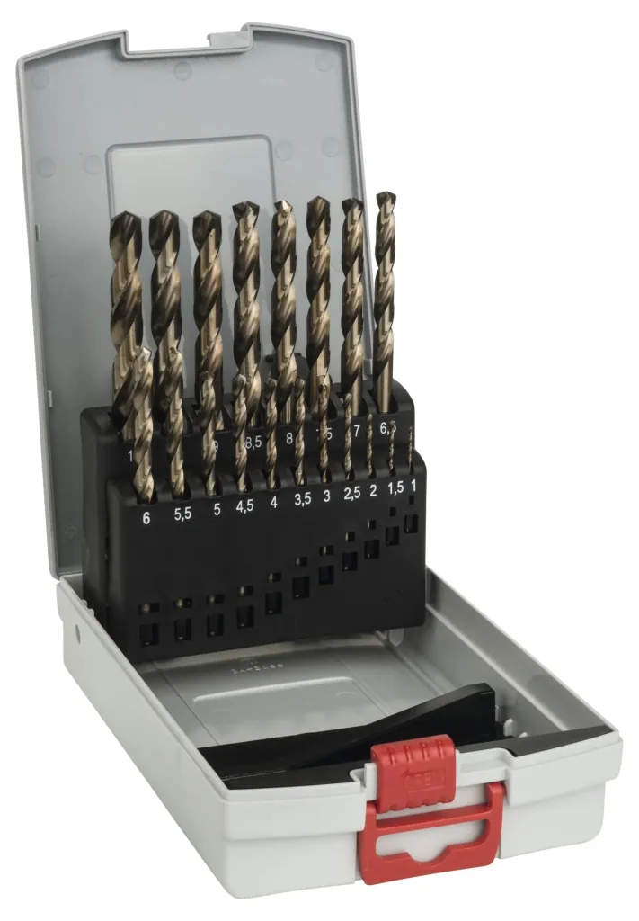 HSS-Co Spiralbohrer 135° Pro-Box 1,0 - 10,0 mm, 19-teilig