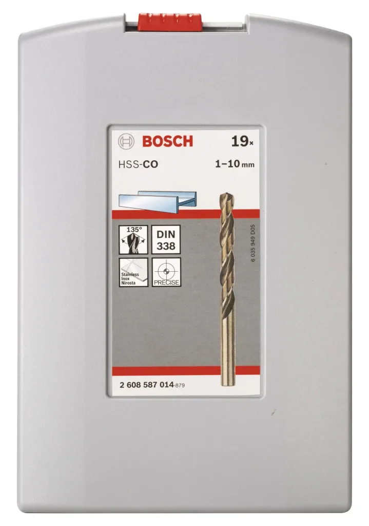 HSS-Co Spiralbohrer 135° Pro-Box 1,0 - 10,0 mm, 19-teilig