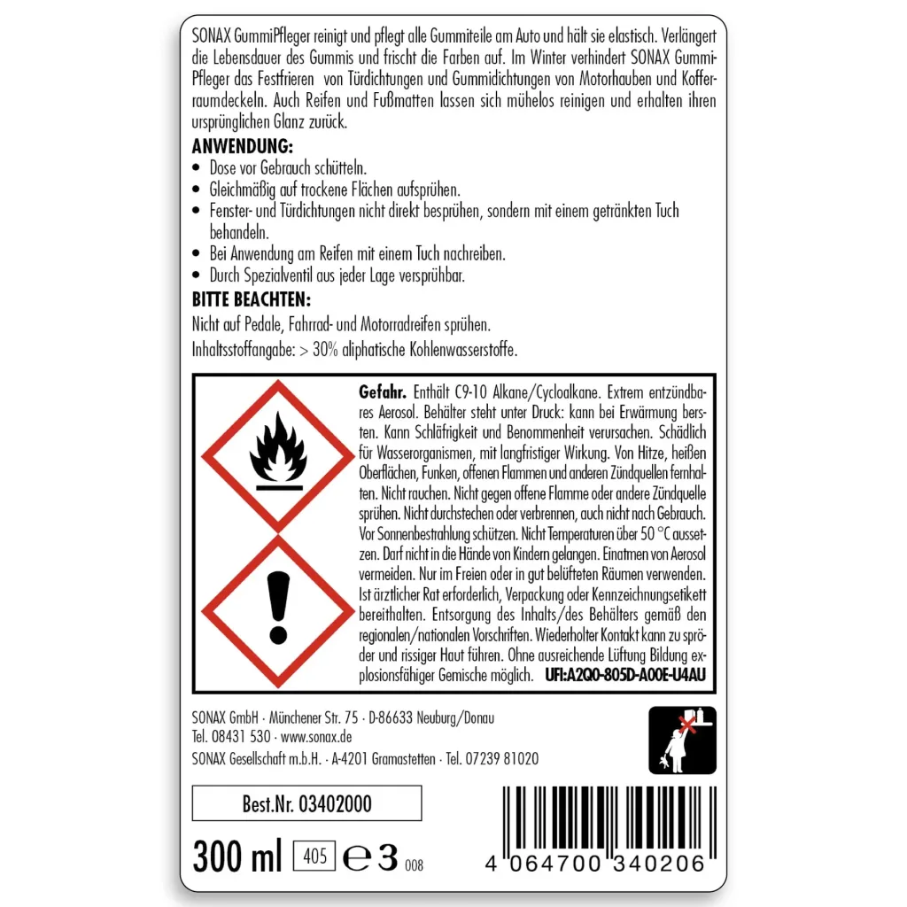 Gummipfleger 300 ml