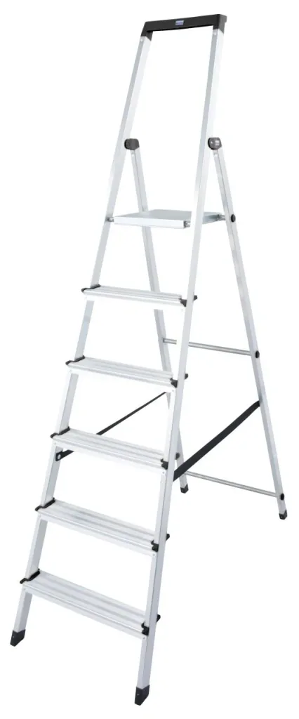 „SOLIDY“ STUFEN-STEHLEITER  5 STUFEN