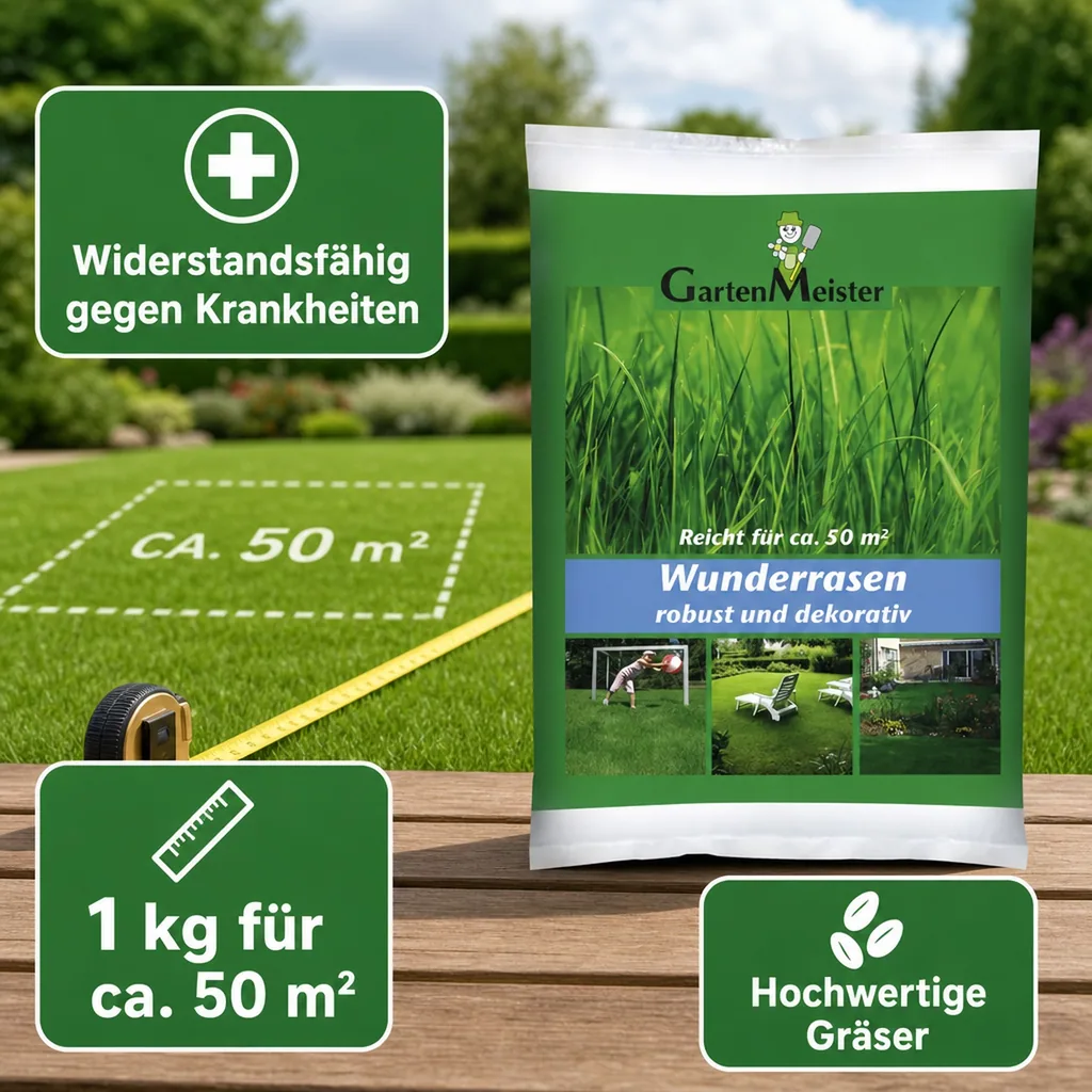 Rasensamen "Wunder Rasen", 1 kg