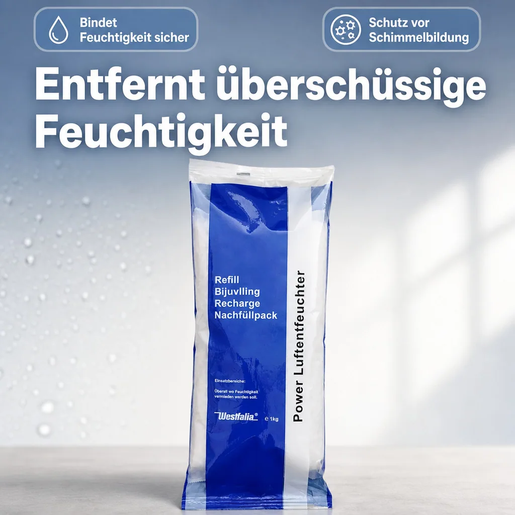 Luftentfeuchter-Granulat 1 kg im Vliesbeutel