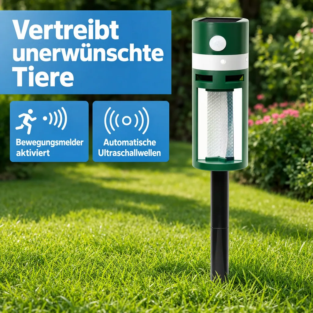 Solar-Universal-Tierschreck "360° + Reflektor"