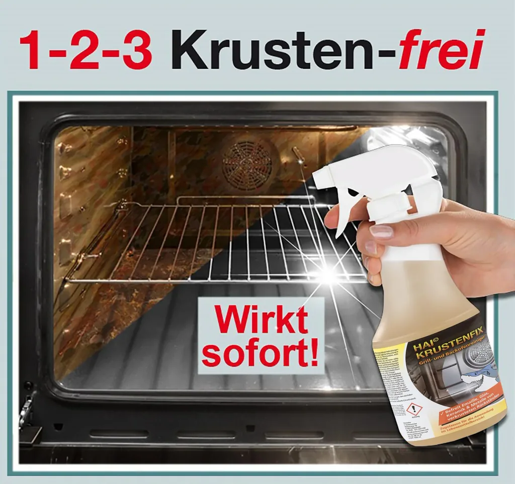 Grill- und Backofenreiniger Krustenfix, Sprühflasche, 250 ml