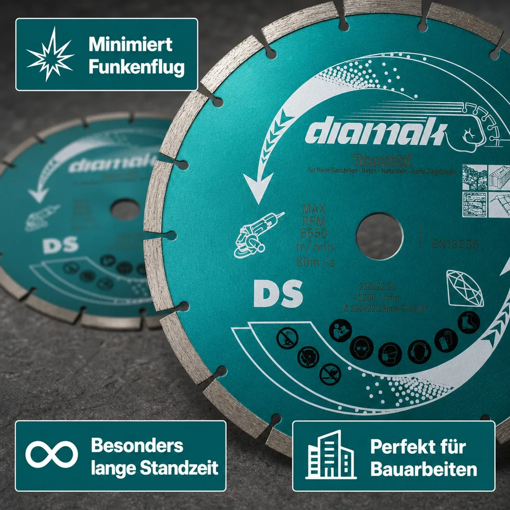 Diamantscheiben DIAMAK 230 mm