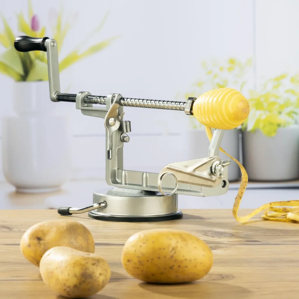 3 in 1 Apfel- und Kartoffelschäler, Aluguss